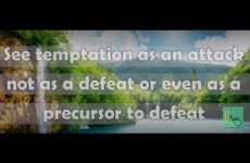 See temptation as an attack, not as a defeat Gita 05.23